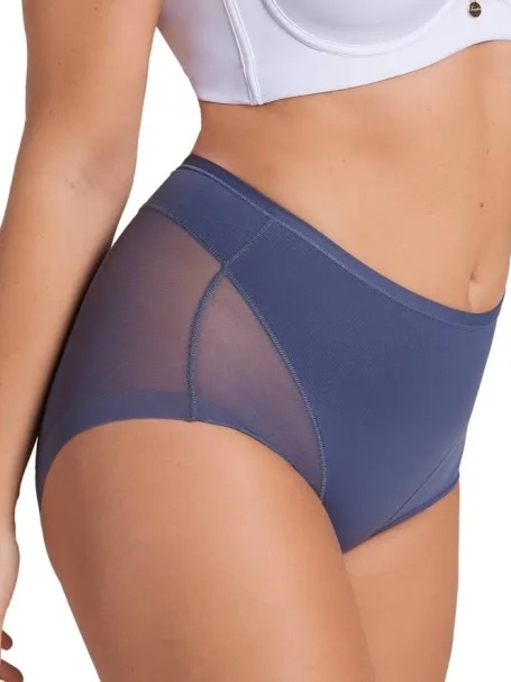 🌻NEW w/tag Leonisa Truly Undetectable Blue Comfy Shaper Panty Size XL